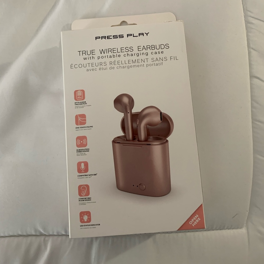 Press play true wireless earbuds